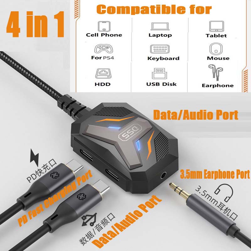 Cable Extension 3.5 - Splitter Tipe C USB C ke