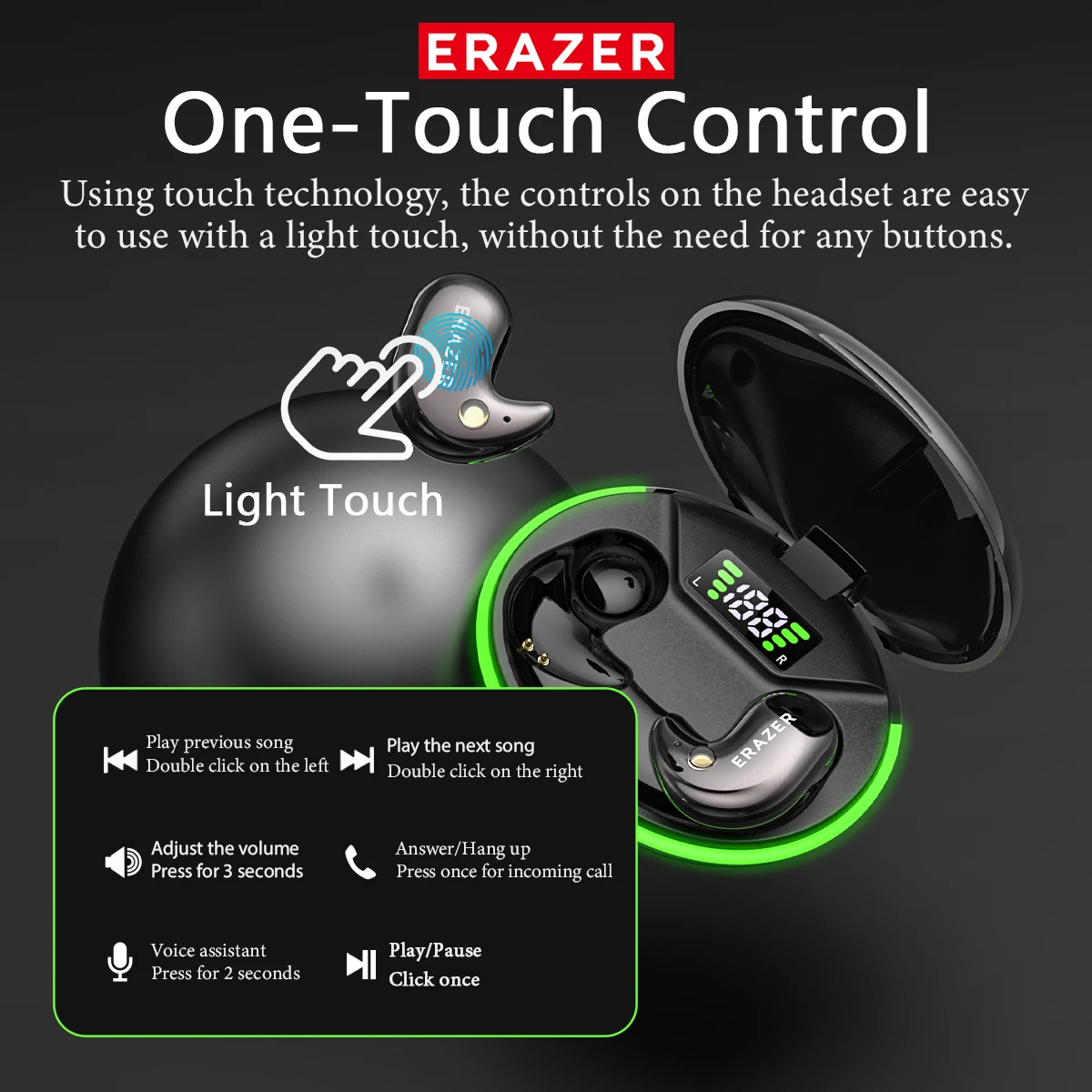 EARZER XF58 Headphone Bluetoot - Usb C Earphone ulasan dan harga